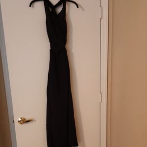 H&M Black  Cutout Dress Sleeveless Halter